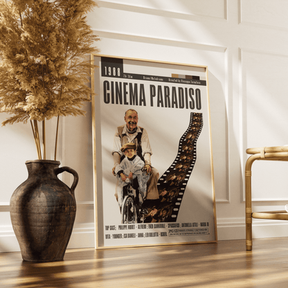 Cinema Paradiso (1988) Movie Poster - 98 Types StudioModern Minimal Movies