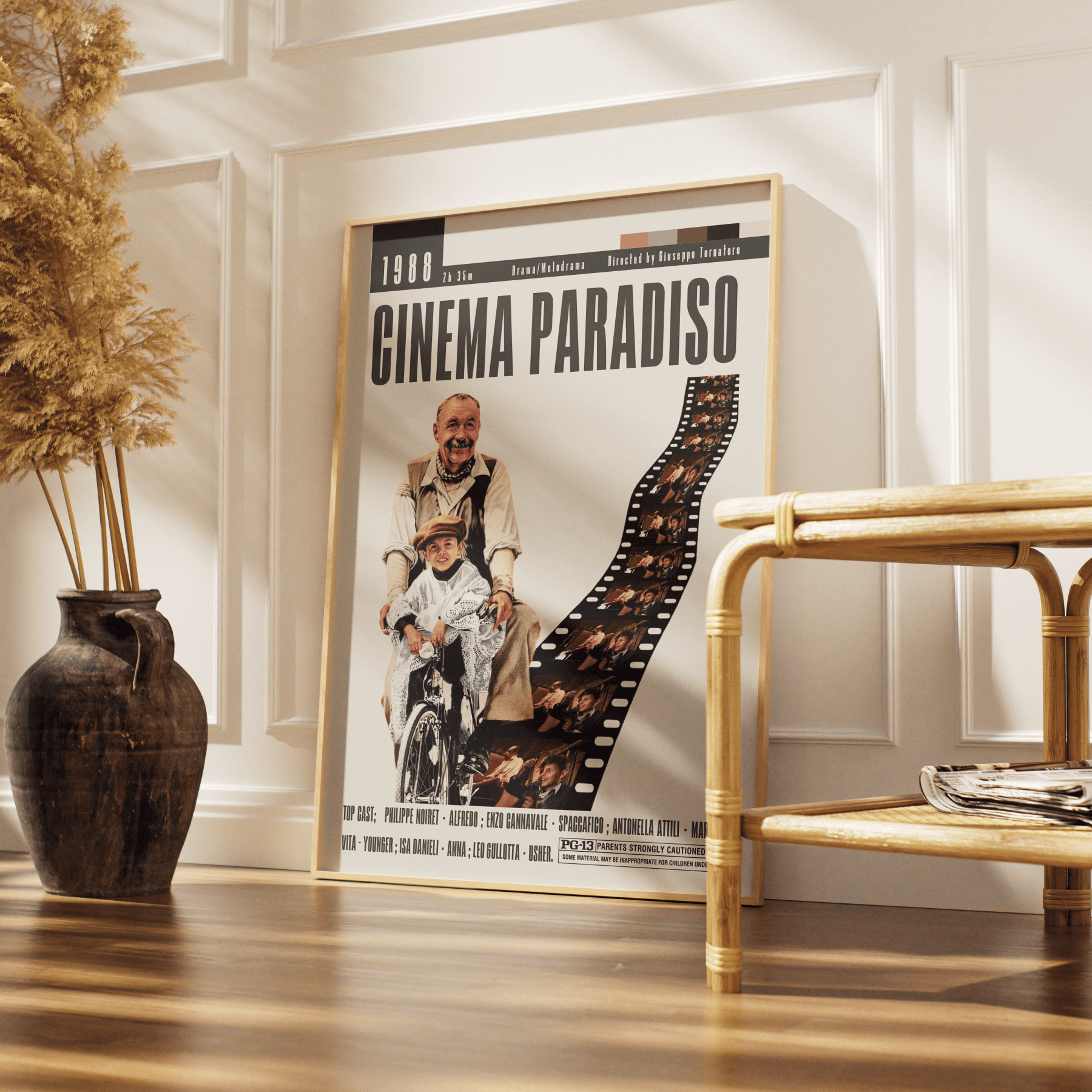 Cinema Paradiso (1988) Movie Poster - 98 Types StudioModern Minimal Movies