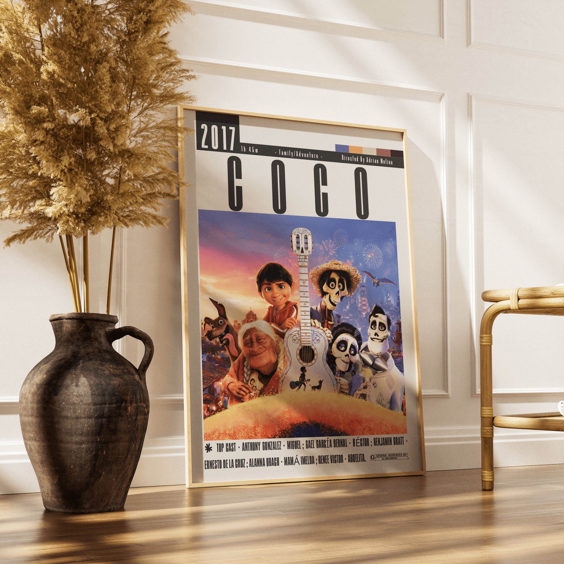 Coco (2017) Movie Poster - 98 Types StudioModern Minimal Movies