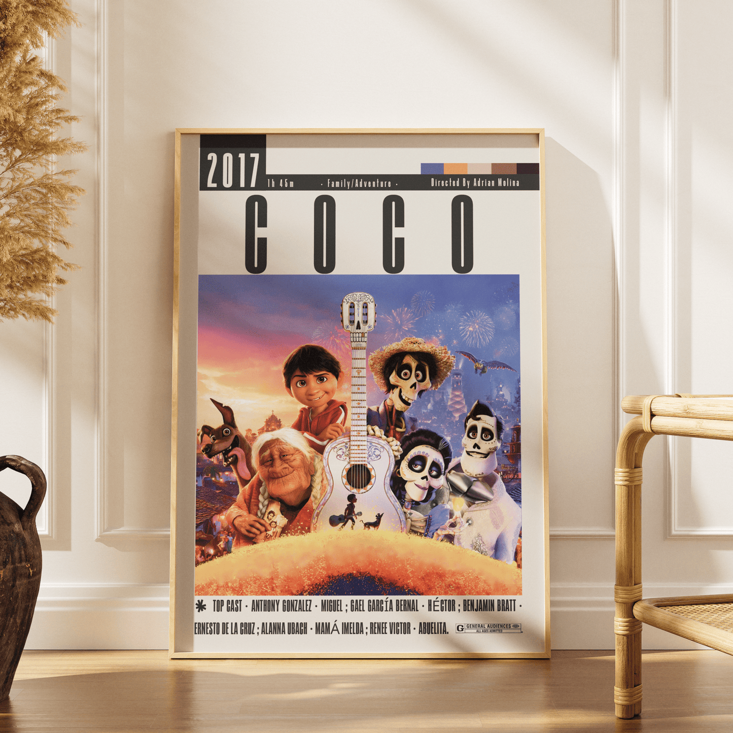 Coco (2017) Movie Poster - 98 Types StudioModern Minimal Movies