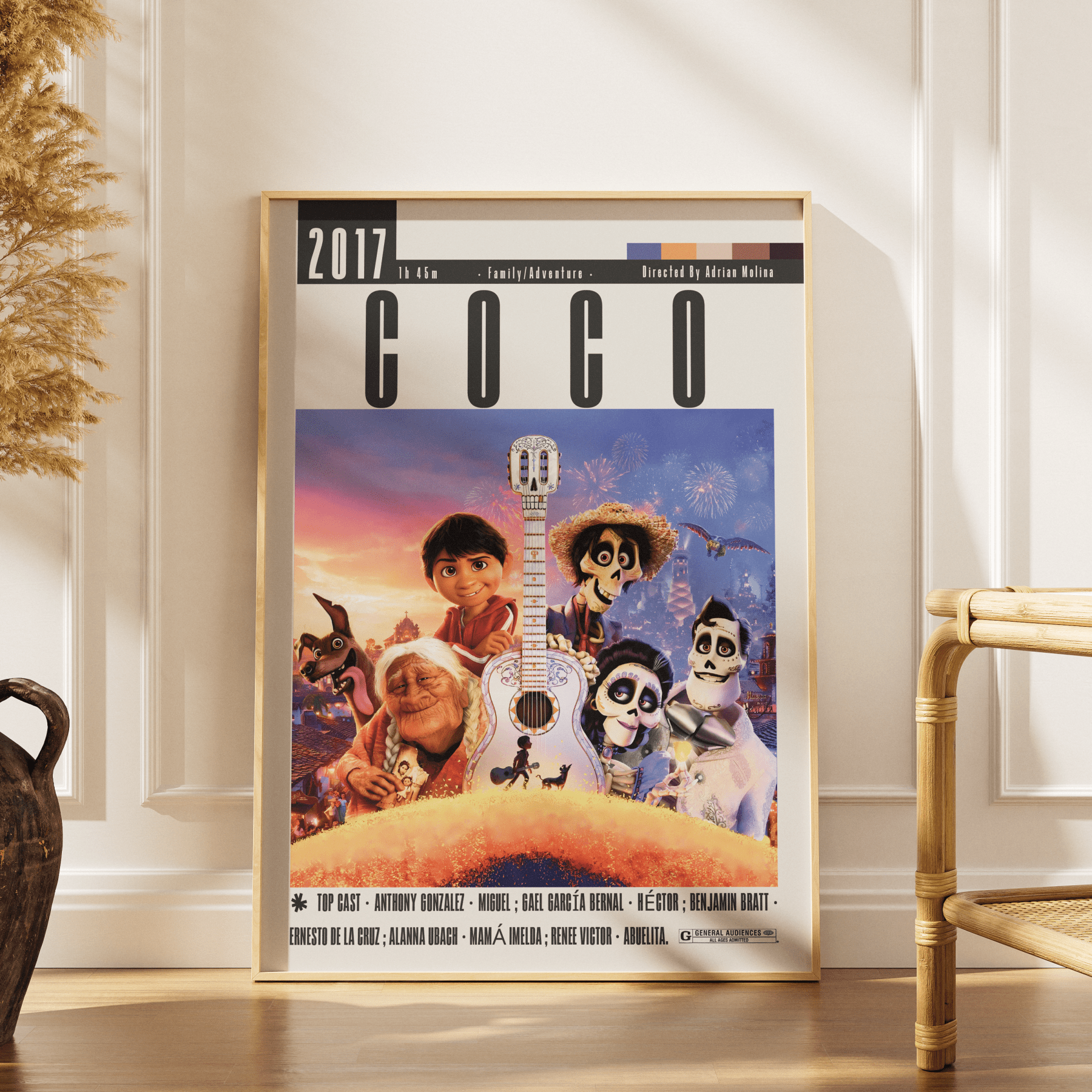 Coco (2017) Movie Poster - 98 Types StudioModern Minimal Movies
