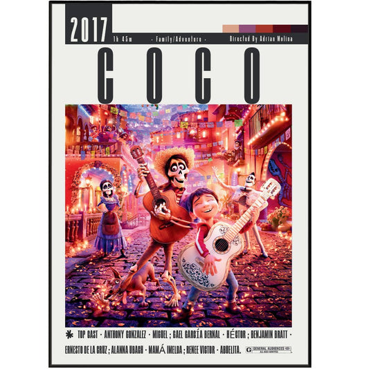 Coco (2017) Movie Posters - 98 Types StudioModern Minimal Movies