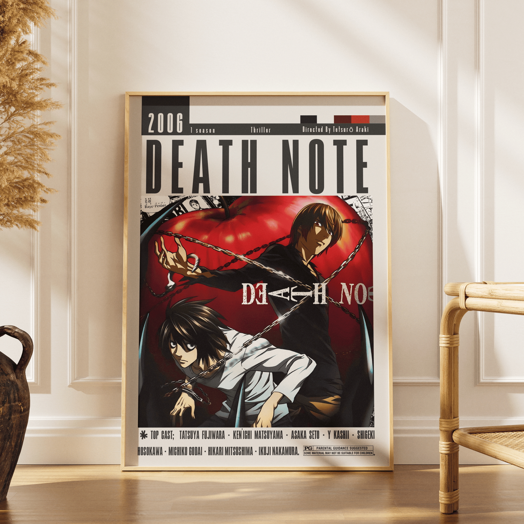 Death Note (2006) Anime Poster - 98 Types StudioModern Minimal Movies