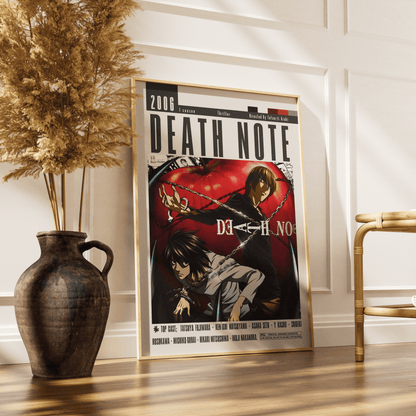 Death Note (2006) Anime Poster - 98 Types StudioModern Minimal Movies