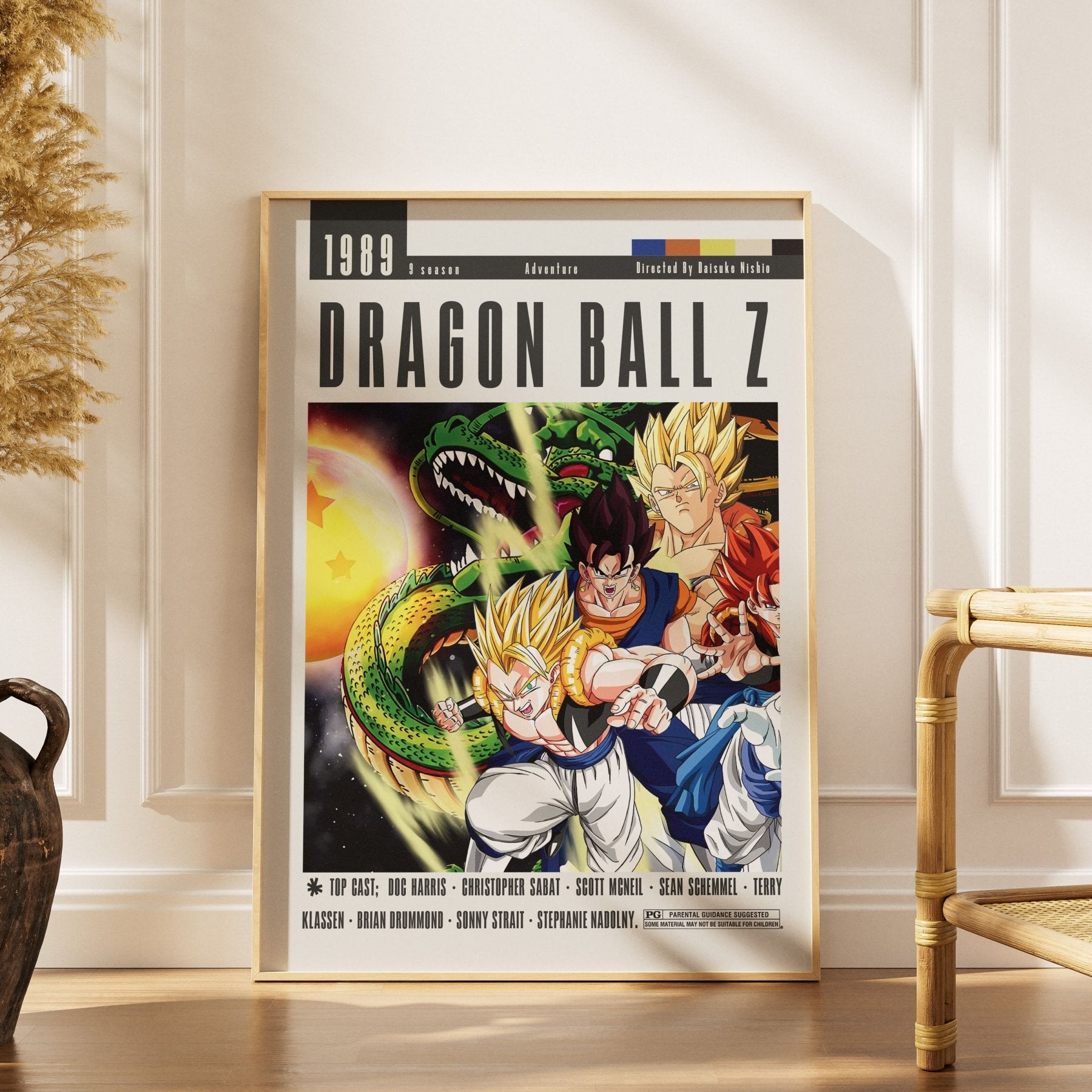 Dragon Ball Z Poster Movies - 98 Types StudioModern Minimal Movies