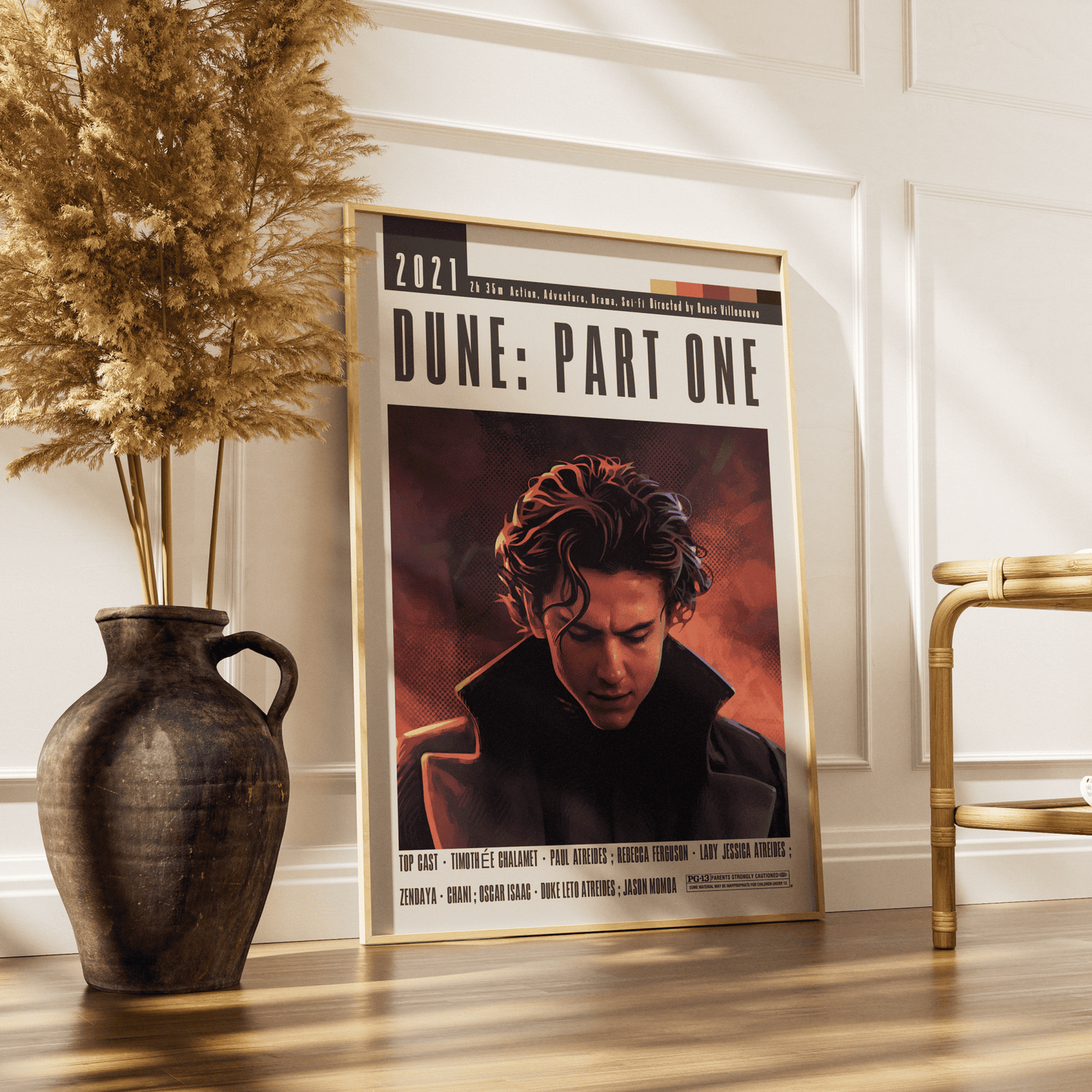 Dune: Part One 2021 Movie Poster - 98 Types StudioModern Minimal Movies