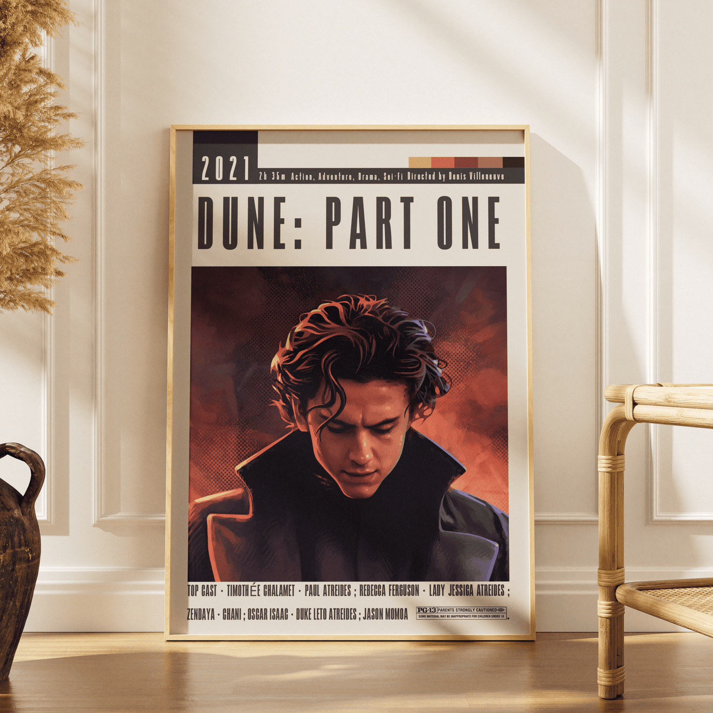 Dune: Part One 2021 Movie Poster - 98 Types StudioModern Minimal Movies