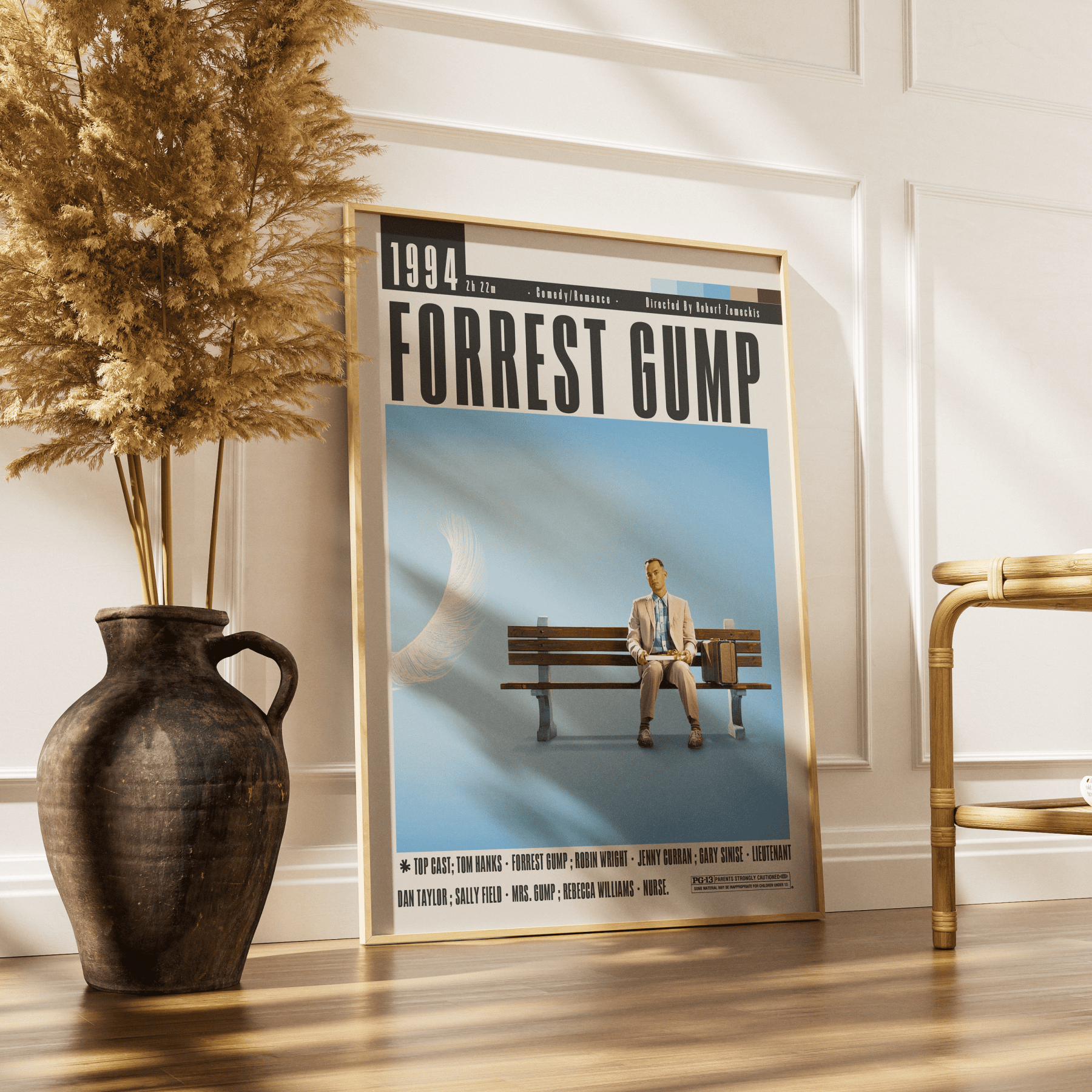 Forrest Gump (1994) Movie Poster - 98 Types StudioModern Minimal Movies