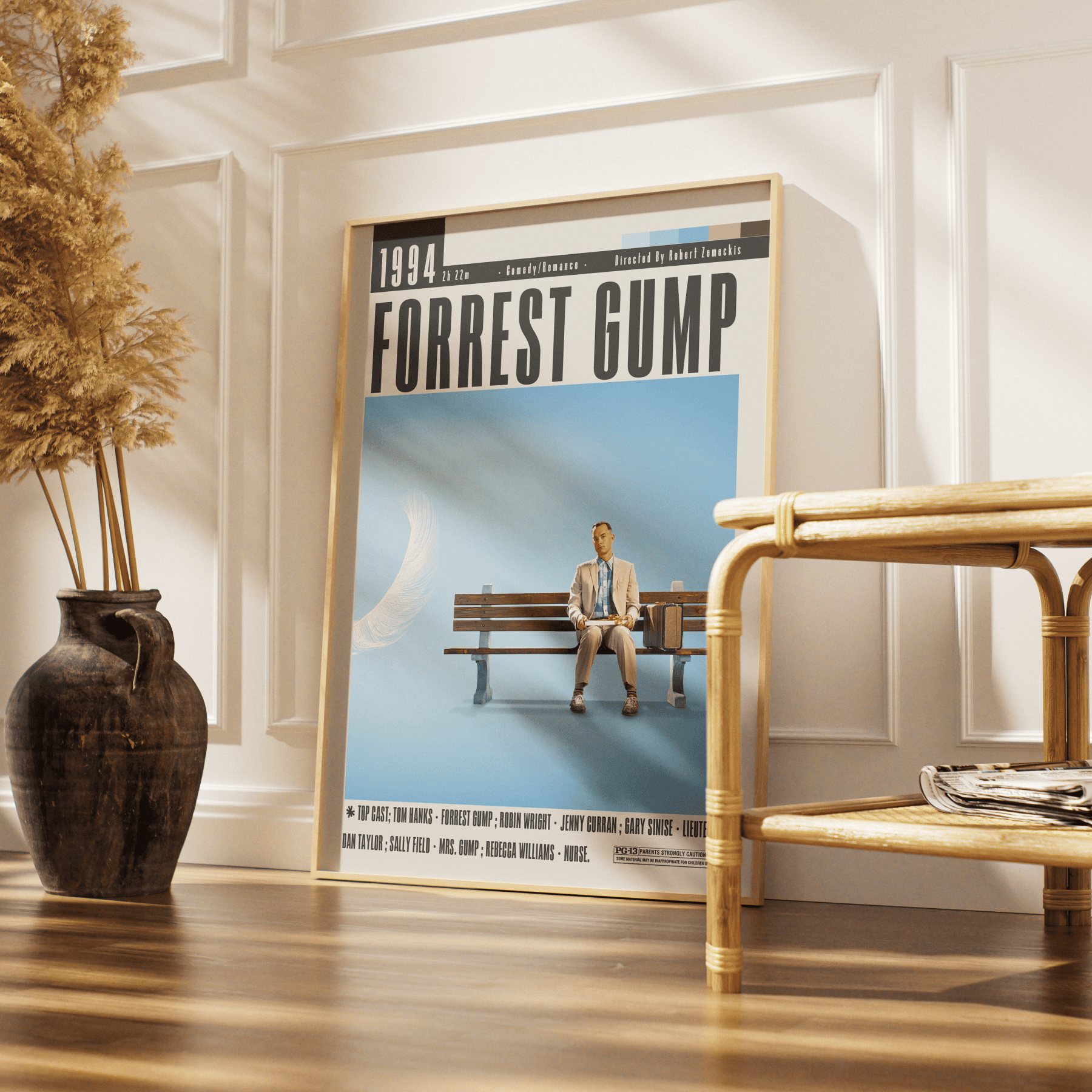 Forrest Gump (1994) Movie Poster - 98 Types StudioModern Minimal Movies