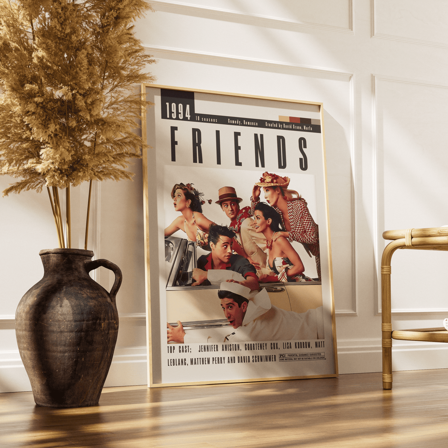 Friends (1994–2004) TV Serie Posters - 98 Types StudioModern Minimal Movies