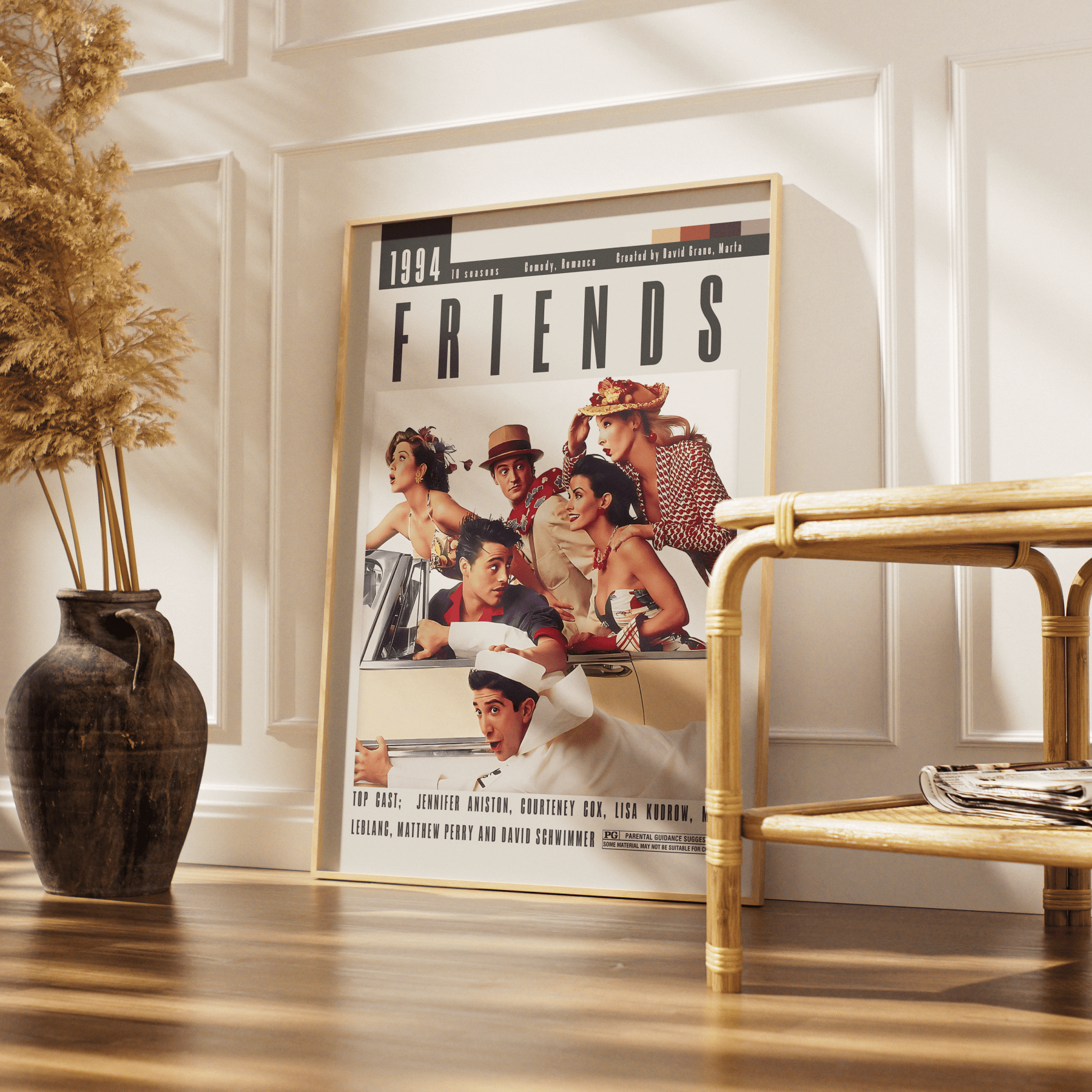 Friends (1994–2004) TV Serie Posters - 98 Types StudioModern Minimal Movies