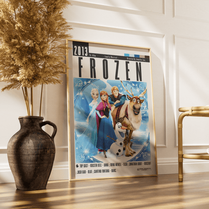 Frozen (2013) Movie Poster - 98 Types StudioModern Minimal Movies