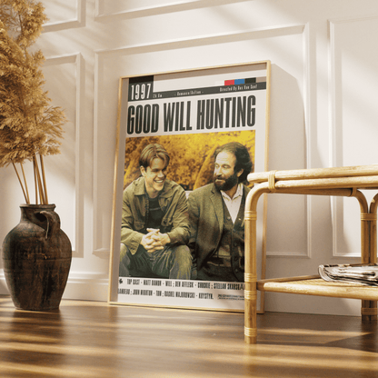 Good Will Hunting (1997) Movie Poster - 98 Types StudioModern Minimal Movies