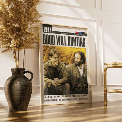 Good Will Hunting (1997) Movie Poster - 98 Types StudioModern Minimal Movies