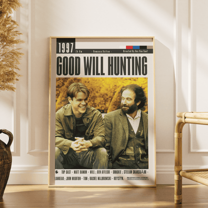Good Will Hunting (1997) Movie Poster - 98 Types StudioModern Minimal Movies