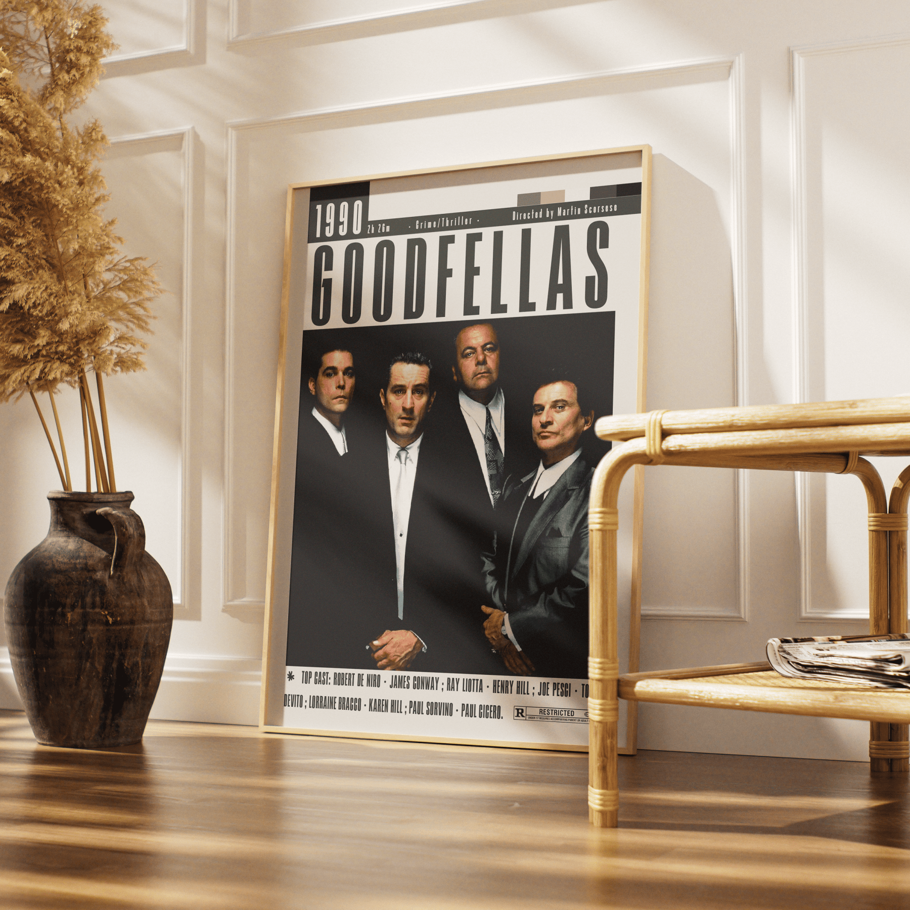 Goodfellas (1990) Movie Poster - 98 Types StudioModern Minimal Movies
