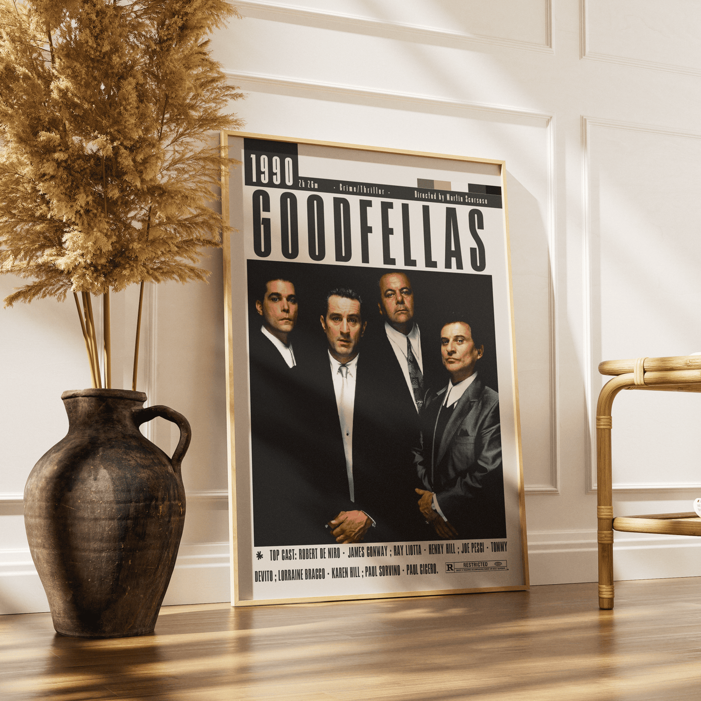 Goodfellas (1990) Movie Poster - 98 Types StudioModern Minimal Movies