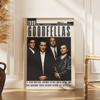 Goodfellas (1990) Movie Poster - 98 Types StudioModern Minimal Movies
