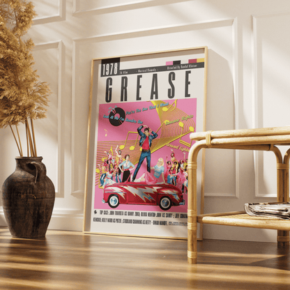 Grease (1978) Movies Posters - 98 Types StudioModern Minimal Movies
