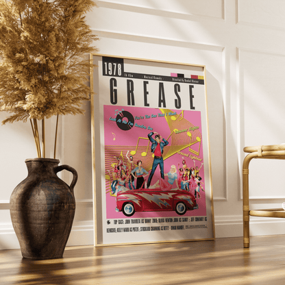 Grease (1978) Movies Posters - 98 Types StudioModern Minimal Movies