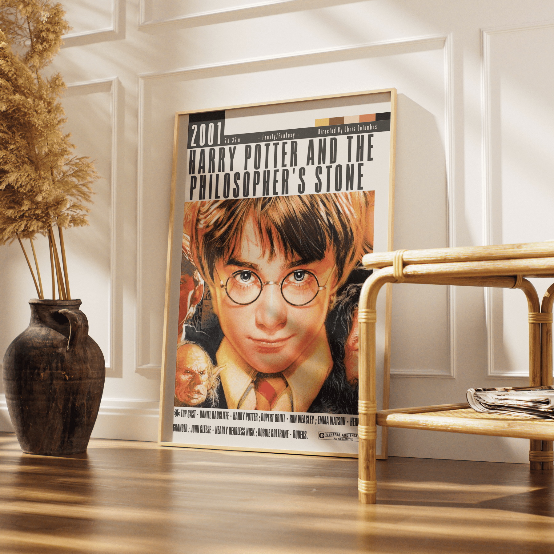 Harry Potter and the Philosopher’s Stone (2001) Movies Poster - 98 Types StudioModern Minimal Movies
