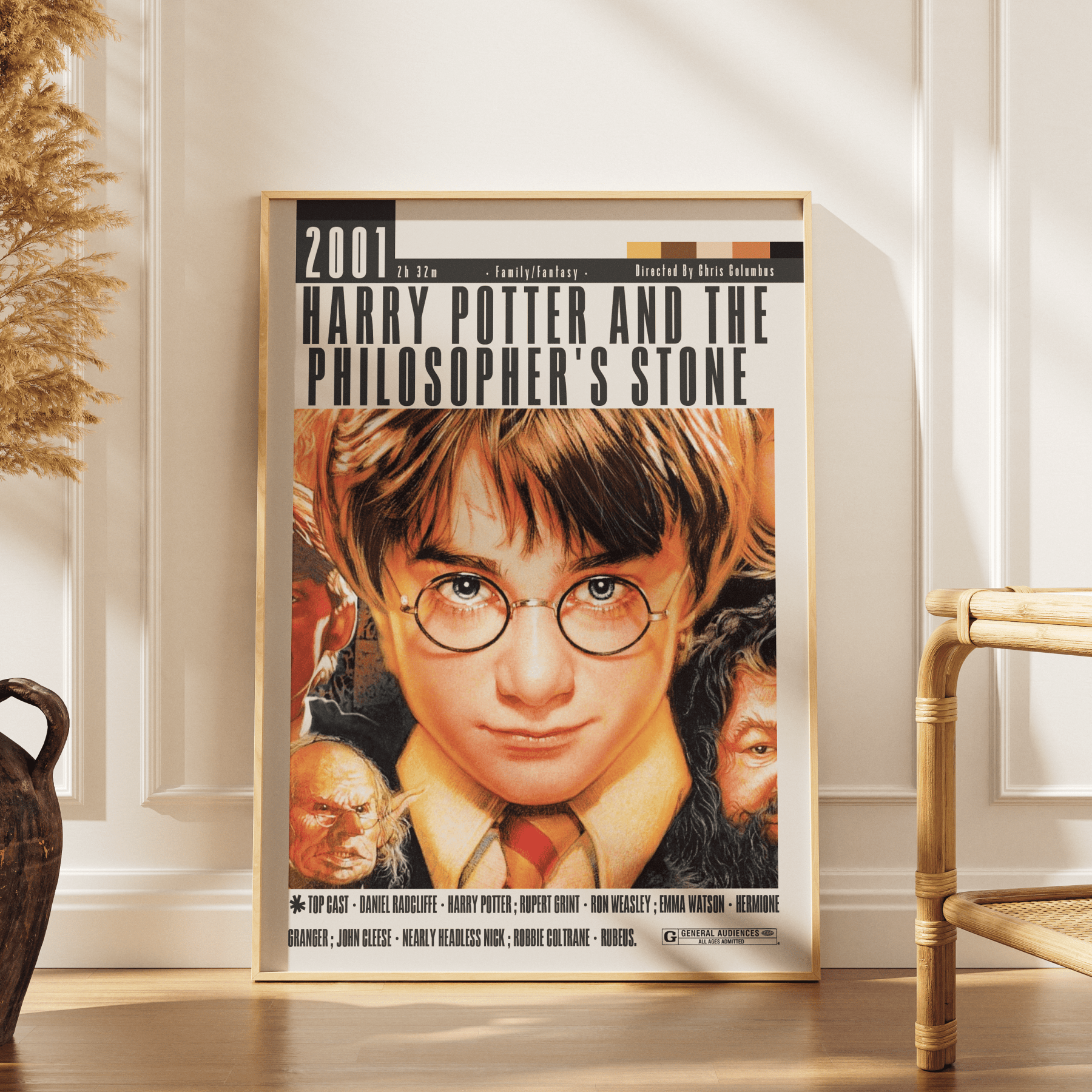 Harry Potter and the Philosopher’s Stone (2001) Movies Poster - 98 Types StudioModern Minimal Movies