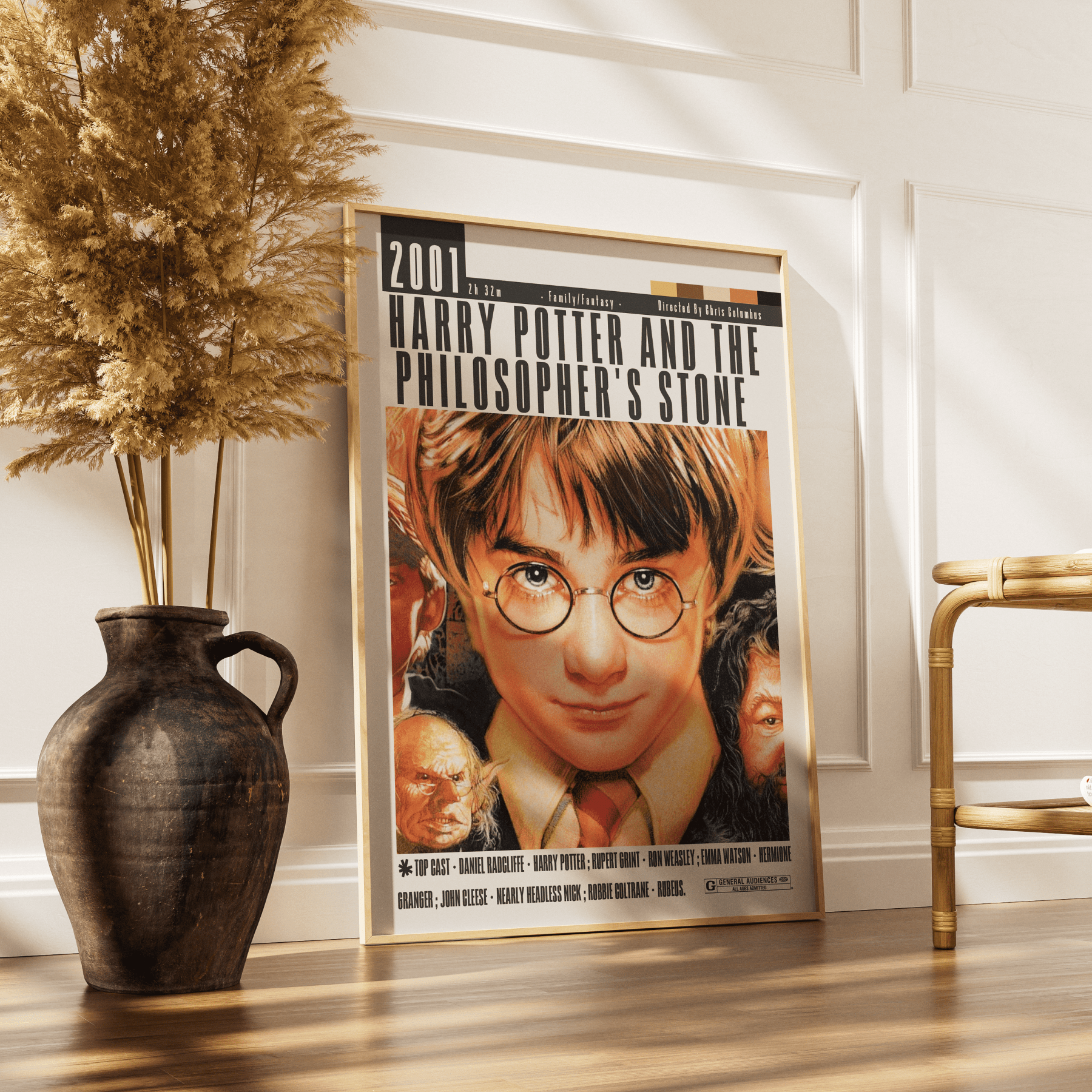 Harry Potter and the Philosopher’s Stone (2001) Movies Poster - 98 Types StudioModern Minimal Movies