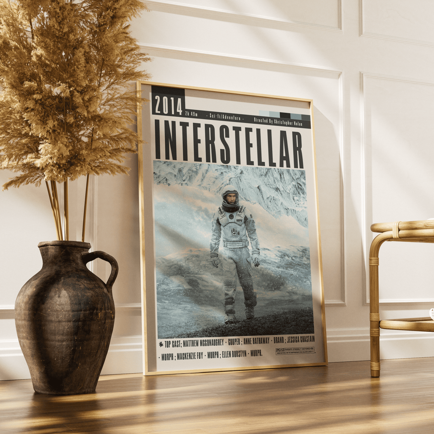 Interstellar (2014) Movie Poster - 98 Types StudioModern Minimal Movies