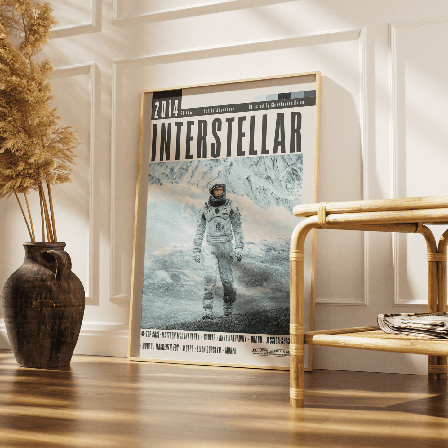 Interstellar (2014) Movie Poster - 98 Types StudioModern Minimal Movies
