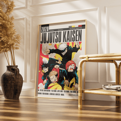 Jujutsu Kaisen (2020) Anime Poster - 98 Types StudioModern Minimal Movies