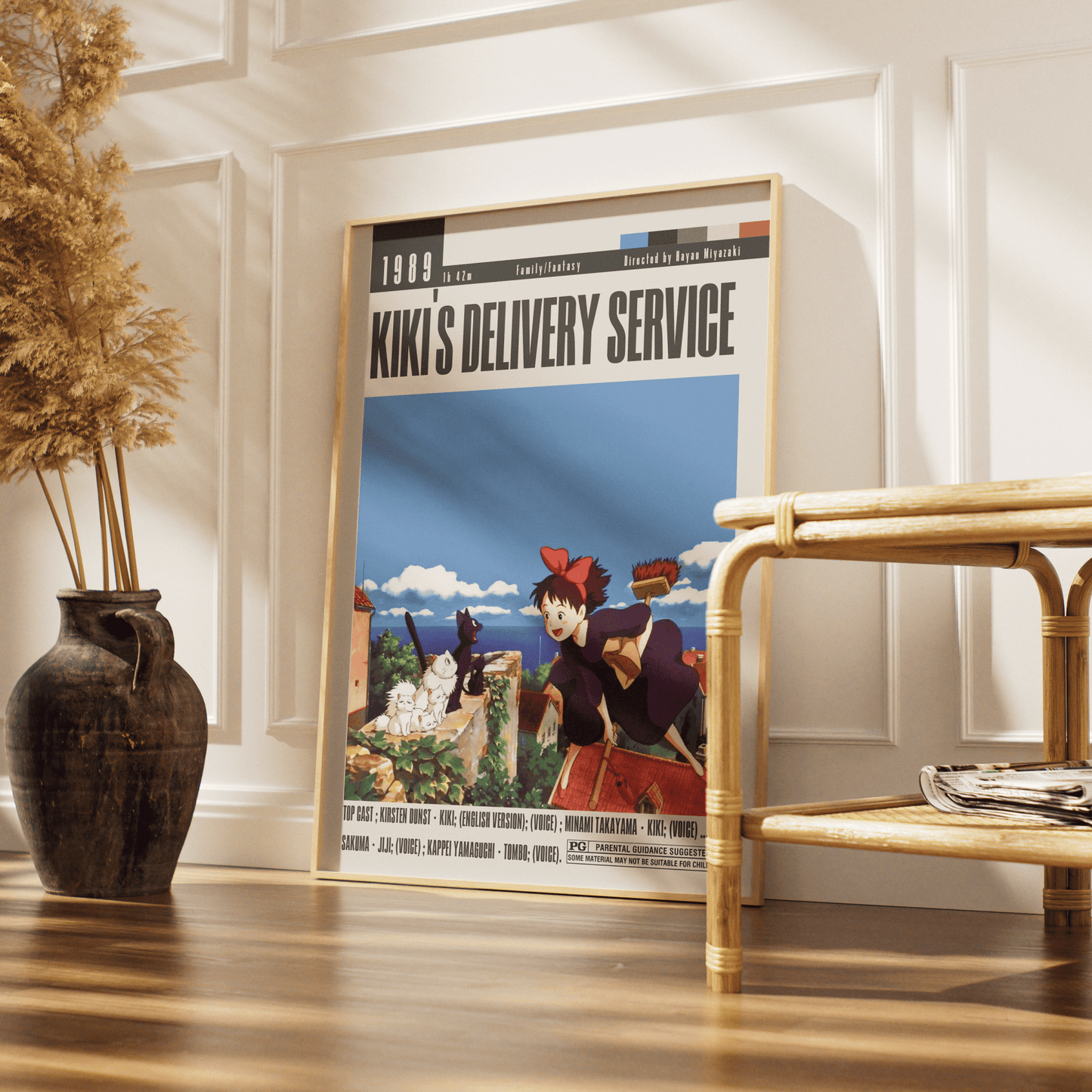 Kiki’s Delivery Service (1989) Anime Poster - 98 Types StudioModern Minimal Movies