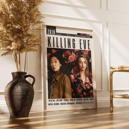 Killing Eve (2018–2022) TV Serie Poster - 98 Types StudioModern Minimal Movies