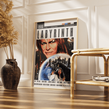 Labyrinth (1986) Fantasy Movie Poster - 98 Types StudioModern Minimal Movies