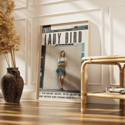 Lady Bird (2017) Movie Poster - 98 Types StudioModern Minimal Movies