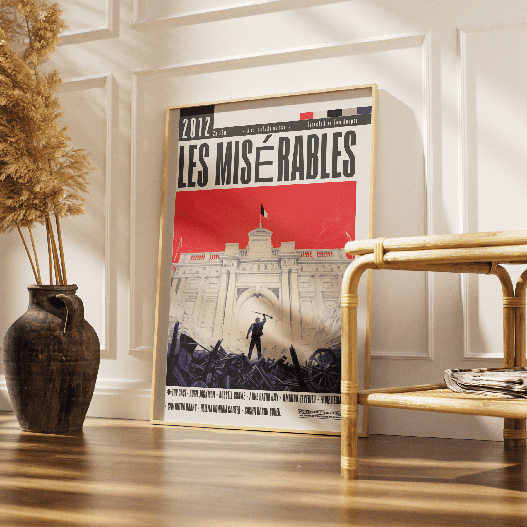 Les Misérables (2012) Movie Poster - 98 Types StudioModern Minimal Movies