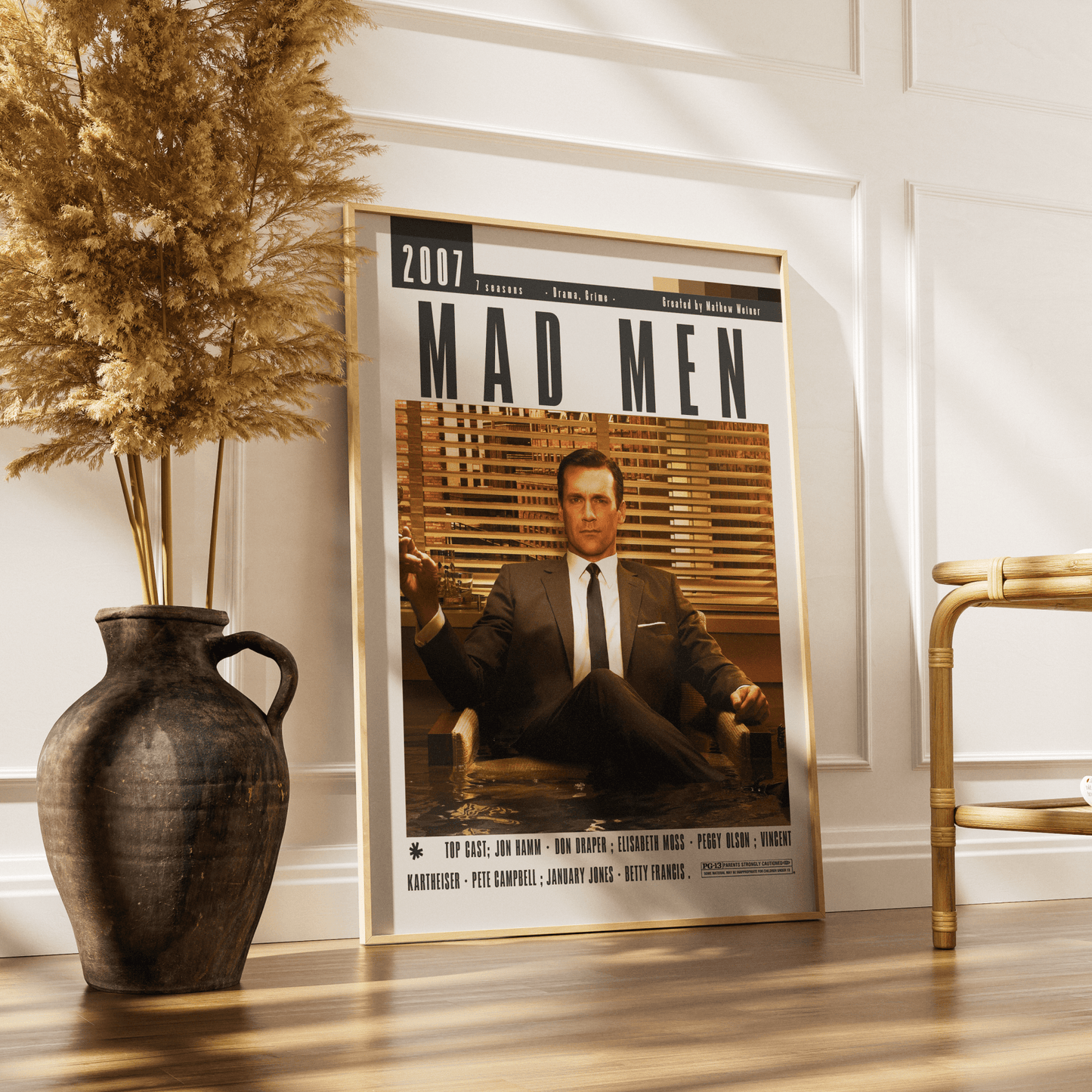 Mad Men TV Series Poster - 98 Types StudioModern Minimal Movies
