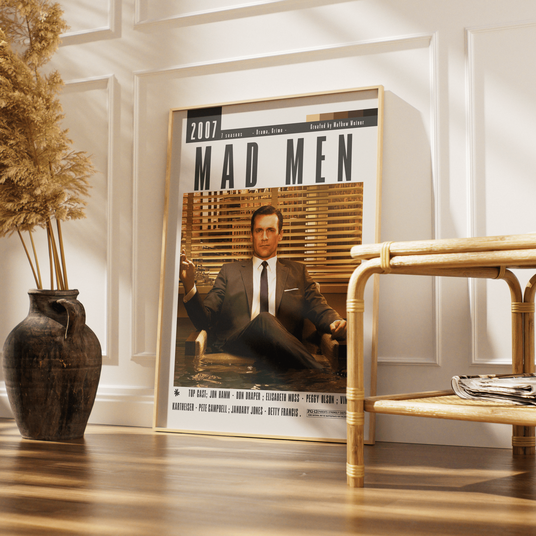 Mad Men TV Series Poster - 98 Types StudioModern Minimal Movies