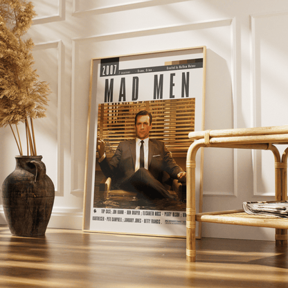 Mad Men TV Series Poster - 98 Types StudioModern Minimal Movies