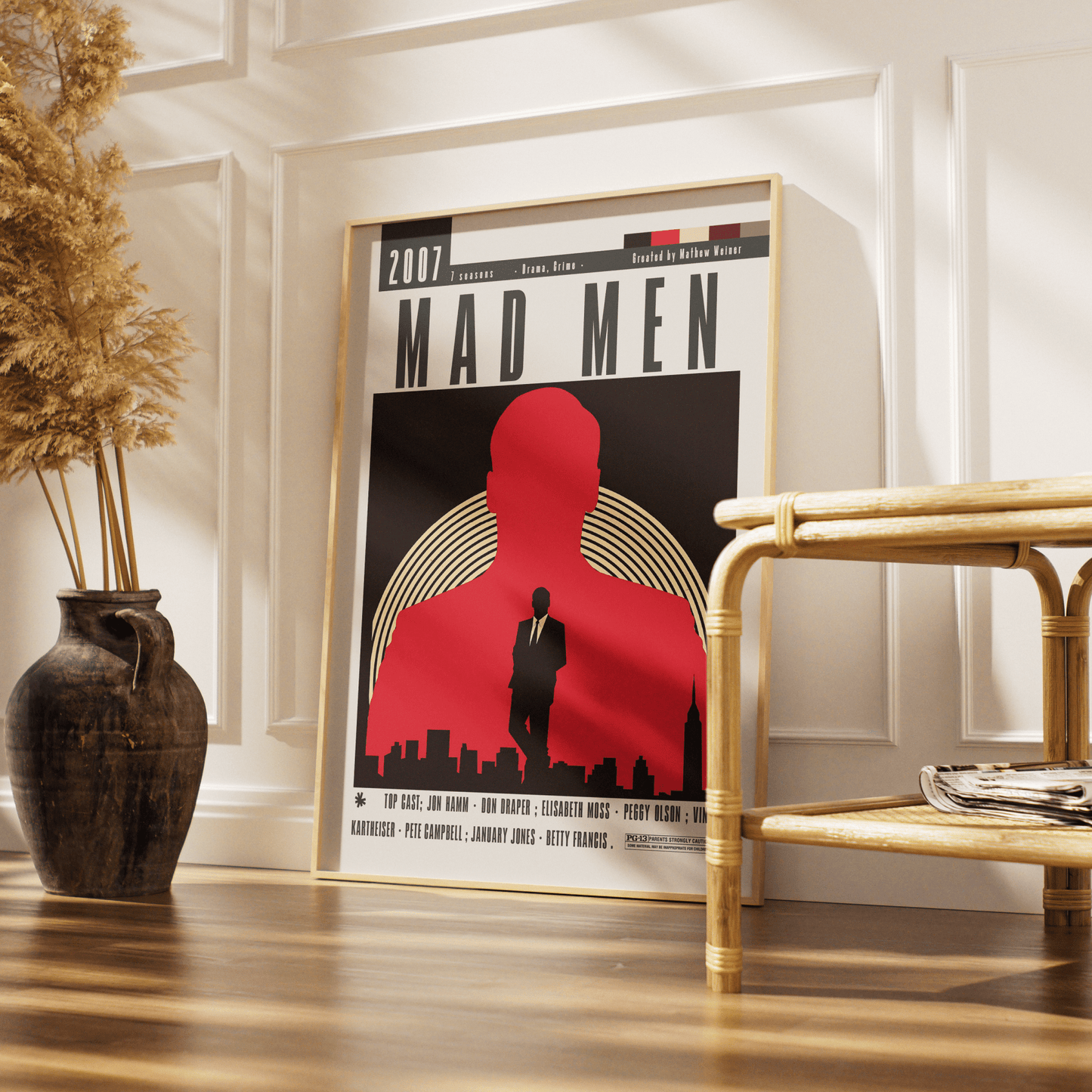 Mad Men TV Series Posters - 98 Types StudioModern Minimal Movies