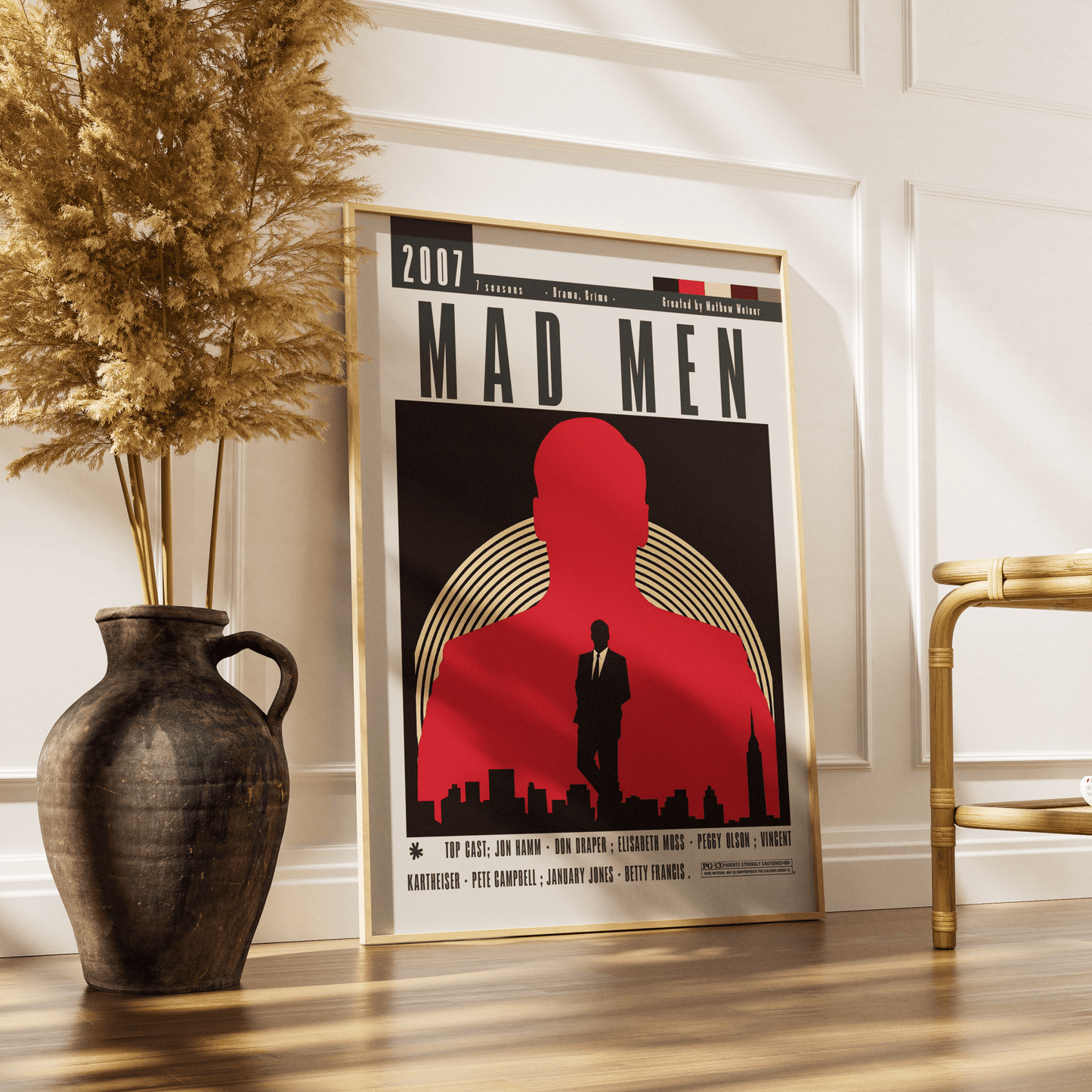 Mad Men TV Series Posters - 98 Types StudioModern Minimal Movies