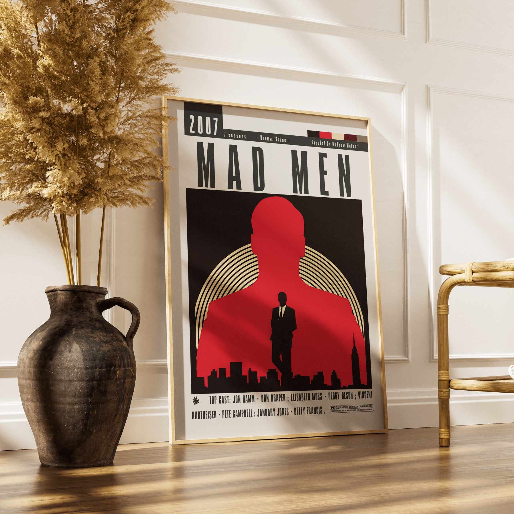 Mad Men TV Series Posters - 98 Types StudioModern Minimal Movies
