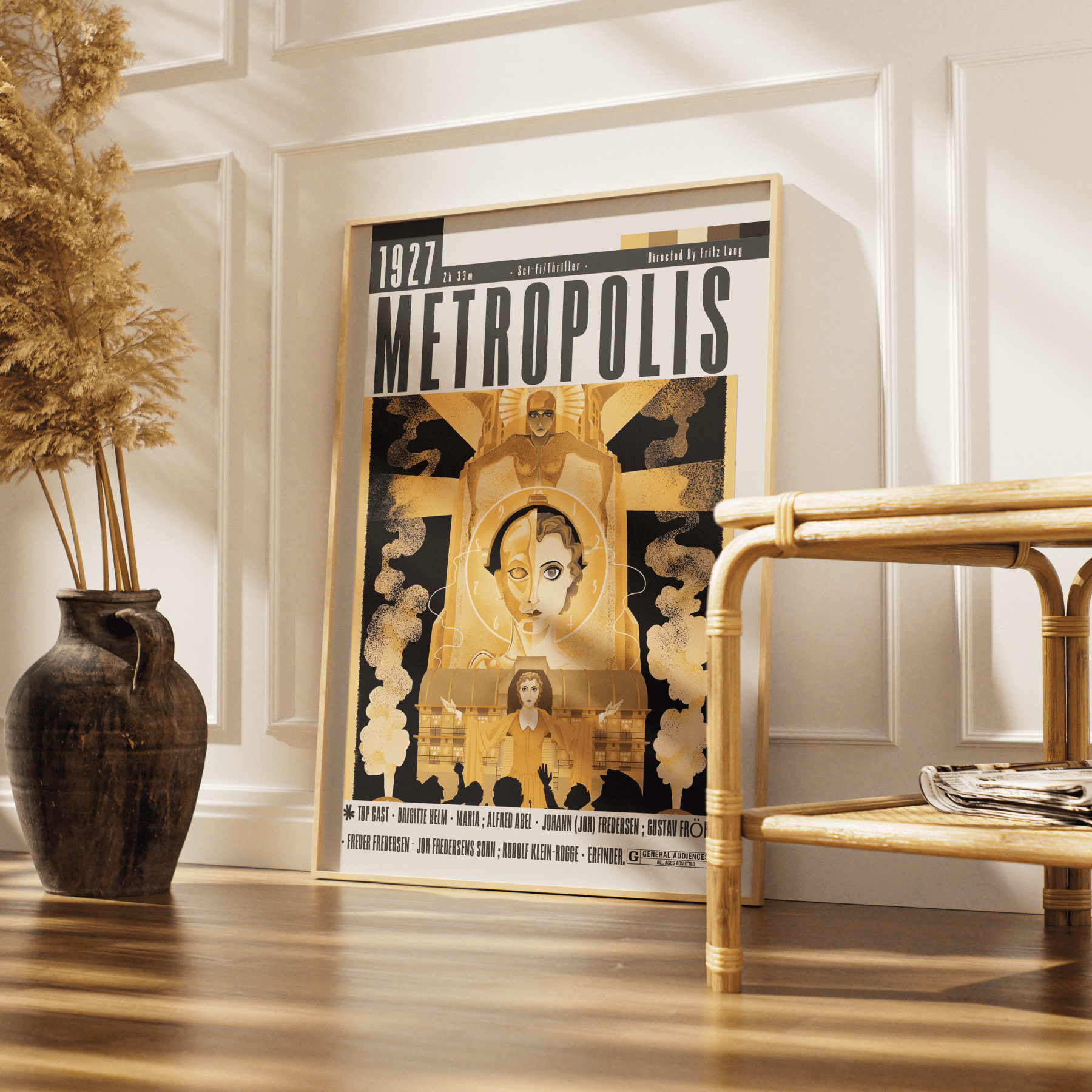 Metropolis (1927) Movie Poster - 98 Types StudioModern Minimal Movies