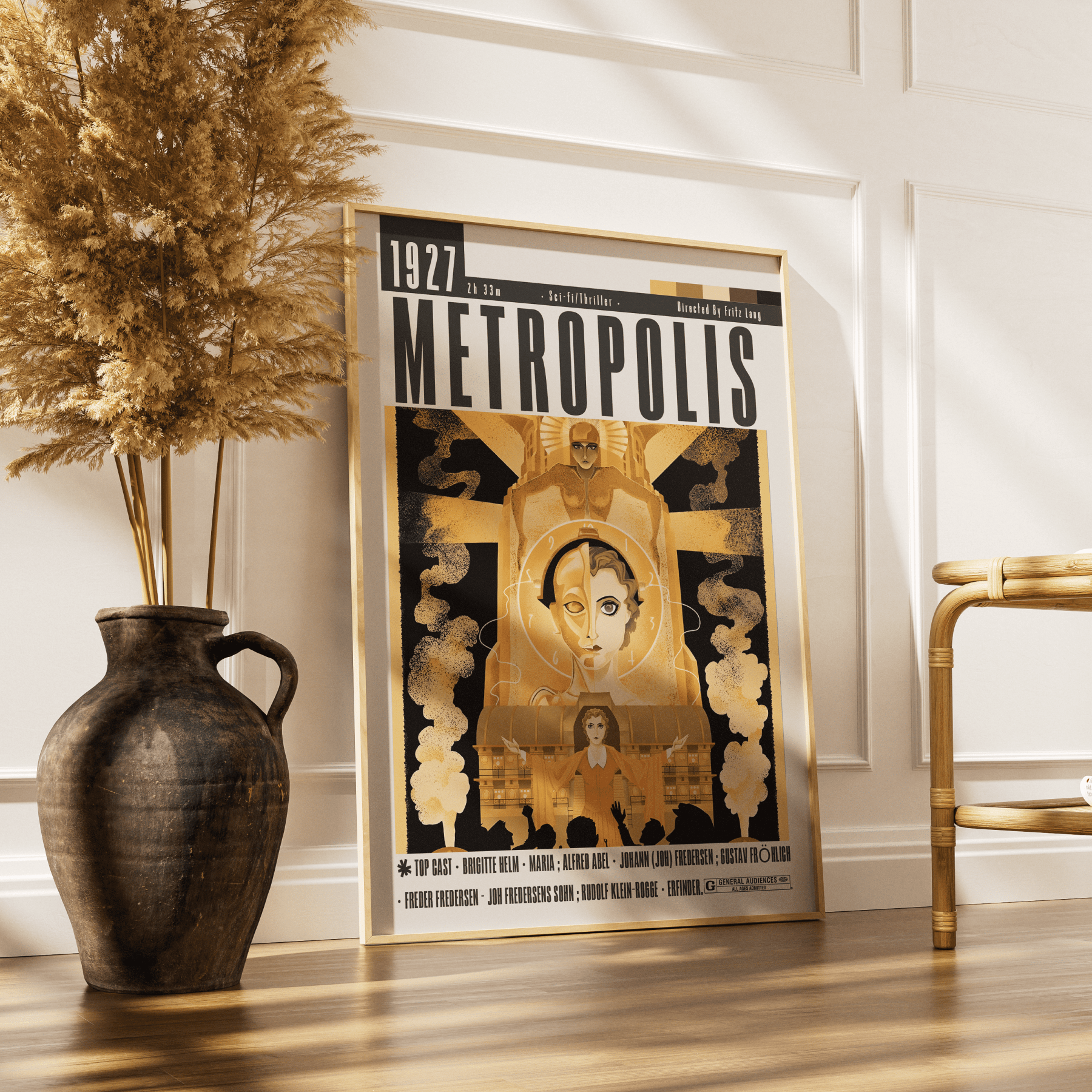Metropolis (1927) Movie Poster - 98 Types StudioModern Minimal Movies