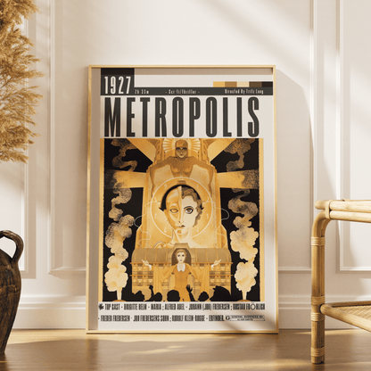 Metropolis (1927) Movie Poster - 98 Types StudioModern Minimal Movies