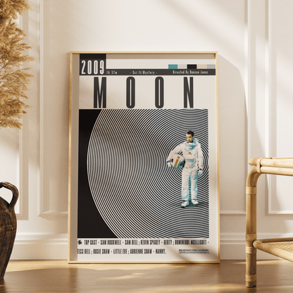 Moon (2009) Movie Poster - 98 Types StudioModern Minimal Movies
