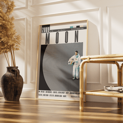 Moon (2009) Movie Poster - 98 Types StudioModern Minimal Movies