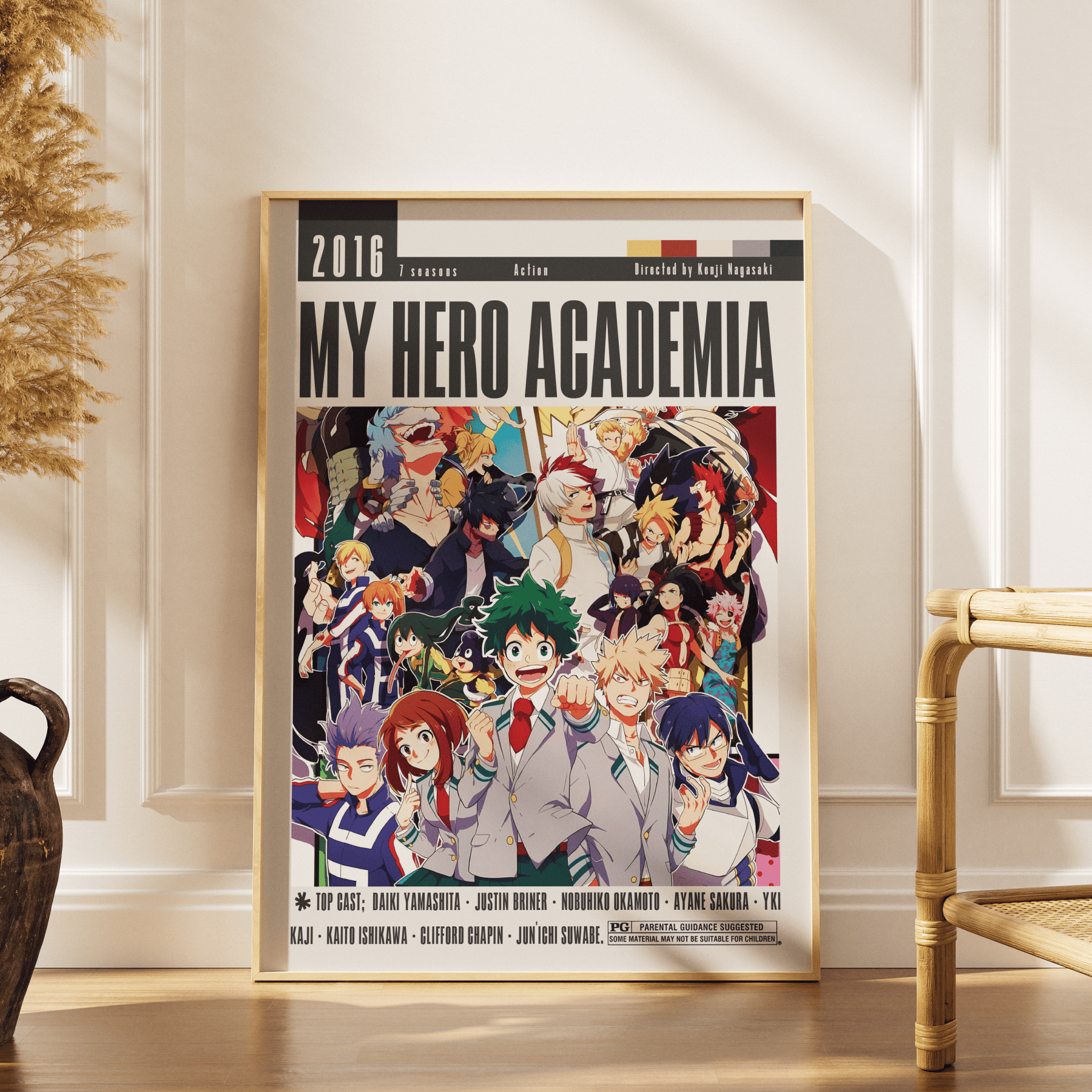 My Hero Academia (2016) Anime Poster - 98 Types StudioModern Minimal Movies