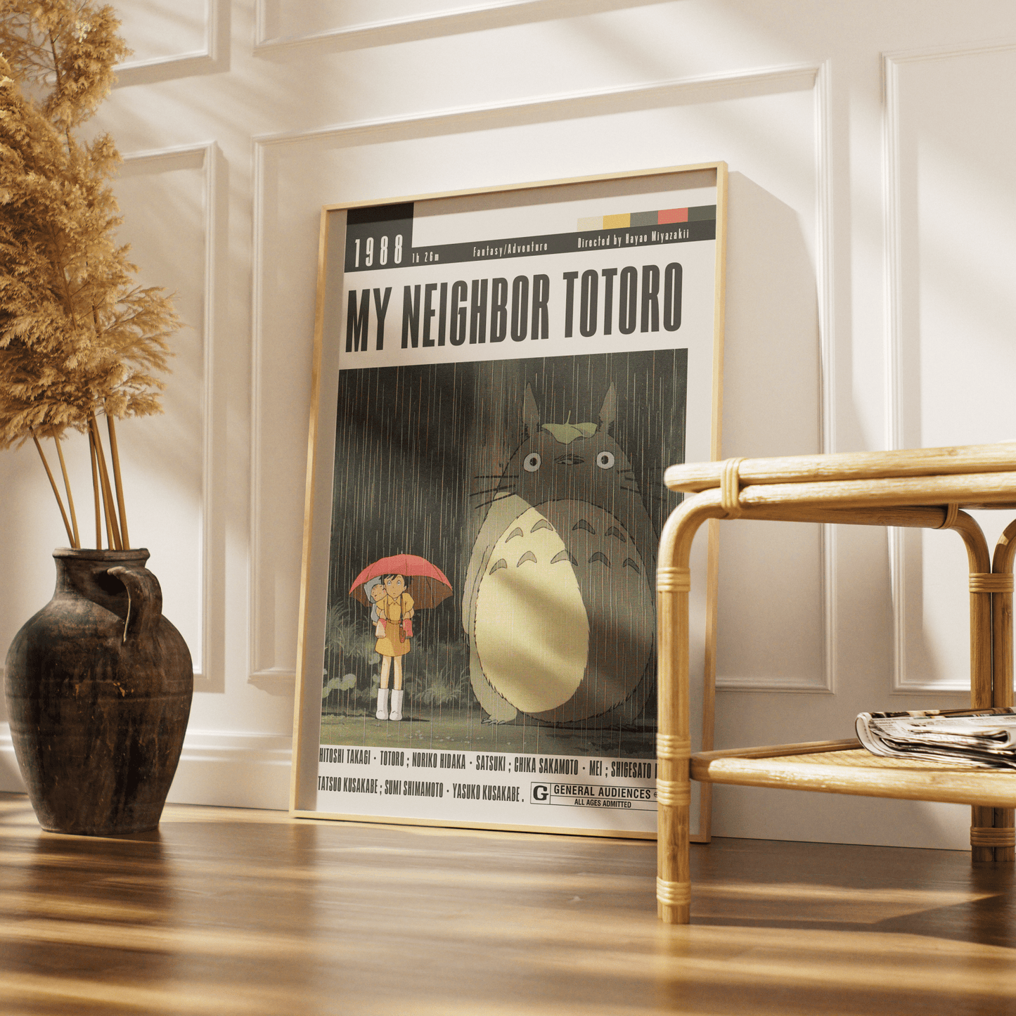 My Neighbor Totoro (1988) Studio Ghibli Movie Poster - 98 Types StudioModern Minimal Movies