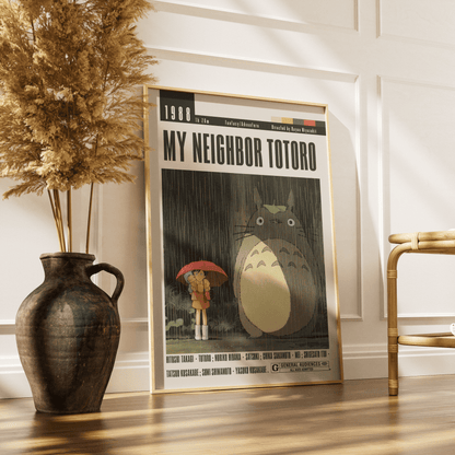 My Neighbor Totoro (1988) Studio Ghibli Movie Poster - 98 Types StudioModern Minimal Movies