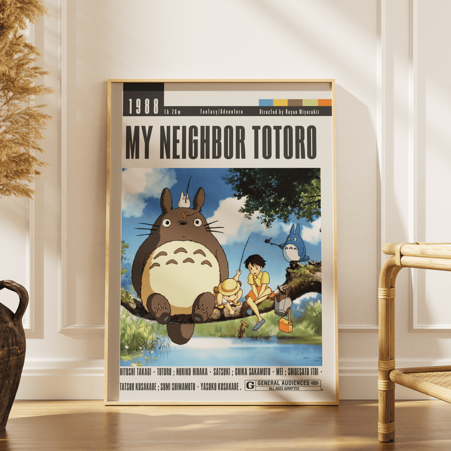 My Neighbor Totoro (1988) Studio Ghibli Movie Posters - 98 Types StudioModern Minimal Movies